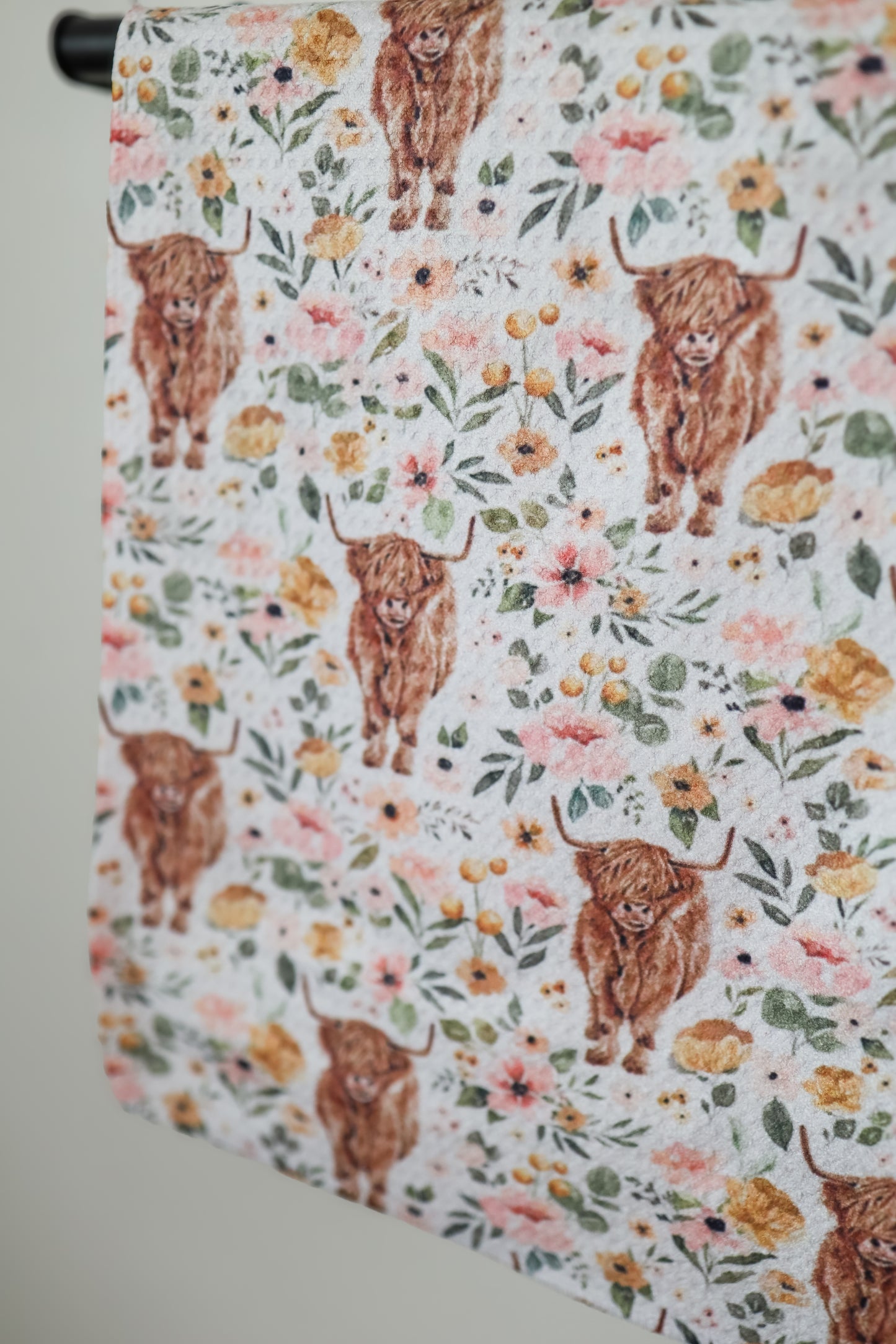 Highland Cow Hand Towel