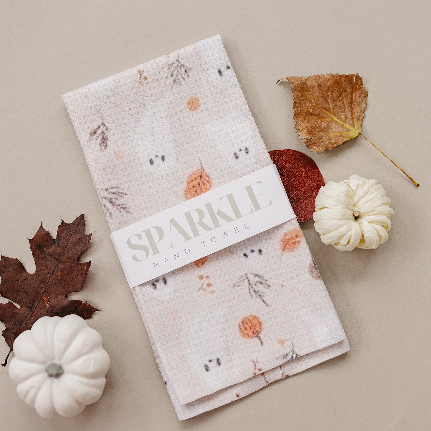 Ghosting Pumpkins Hand Towel