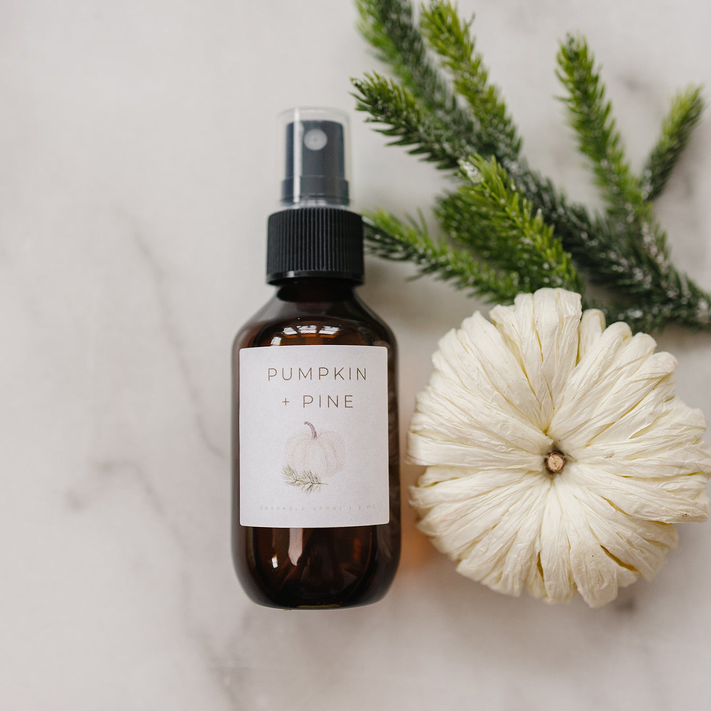 Pumpkin + Pine Mini Sparkle Spray 2 oz