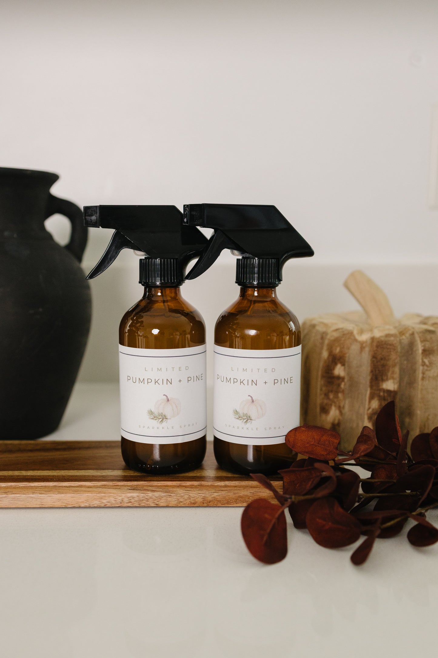 Pumpkin + Pine Sparkle Spray 8 oz.
