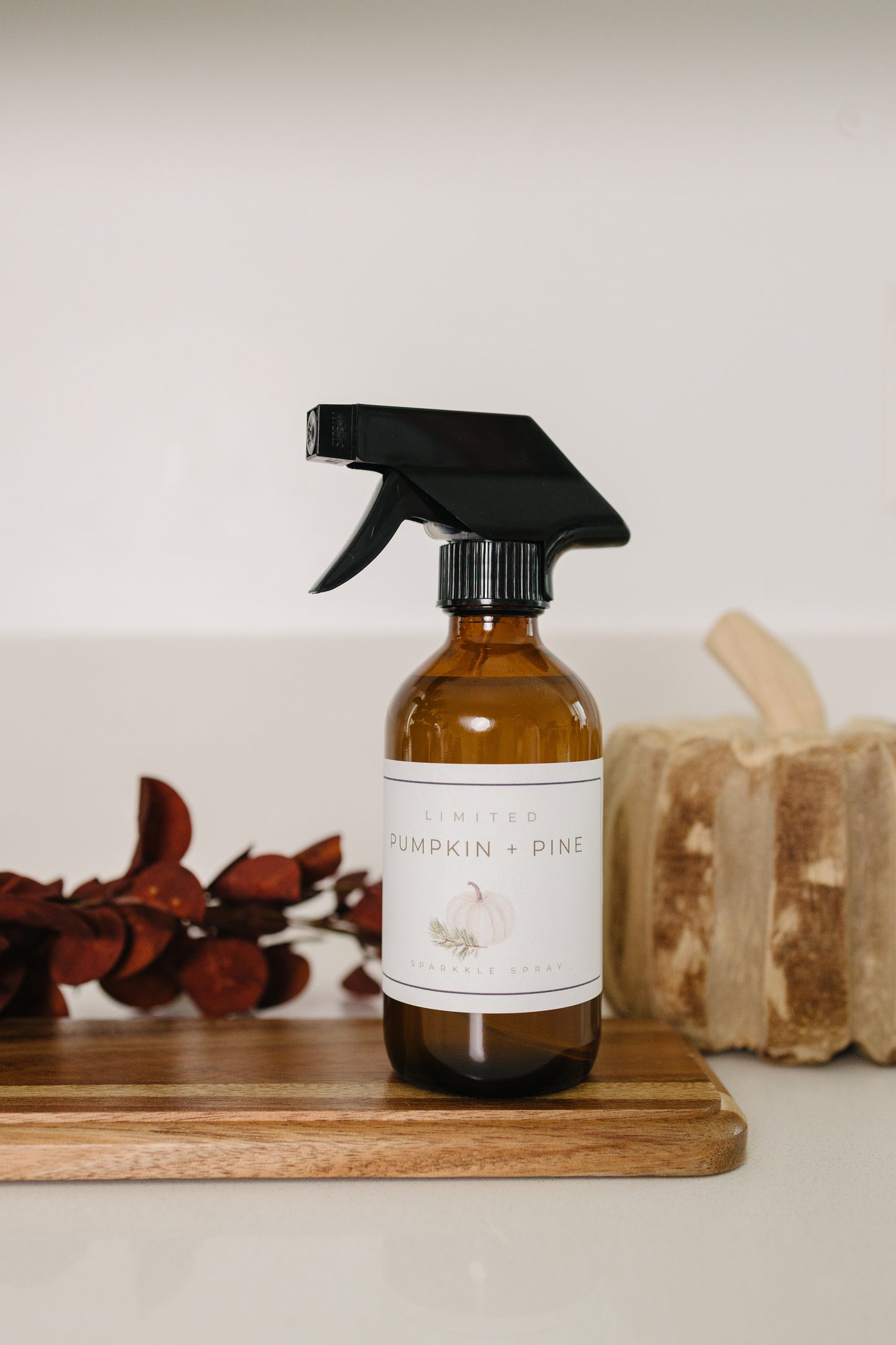 Pumpkin + Pine Sparkle Spray 8 oz.