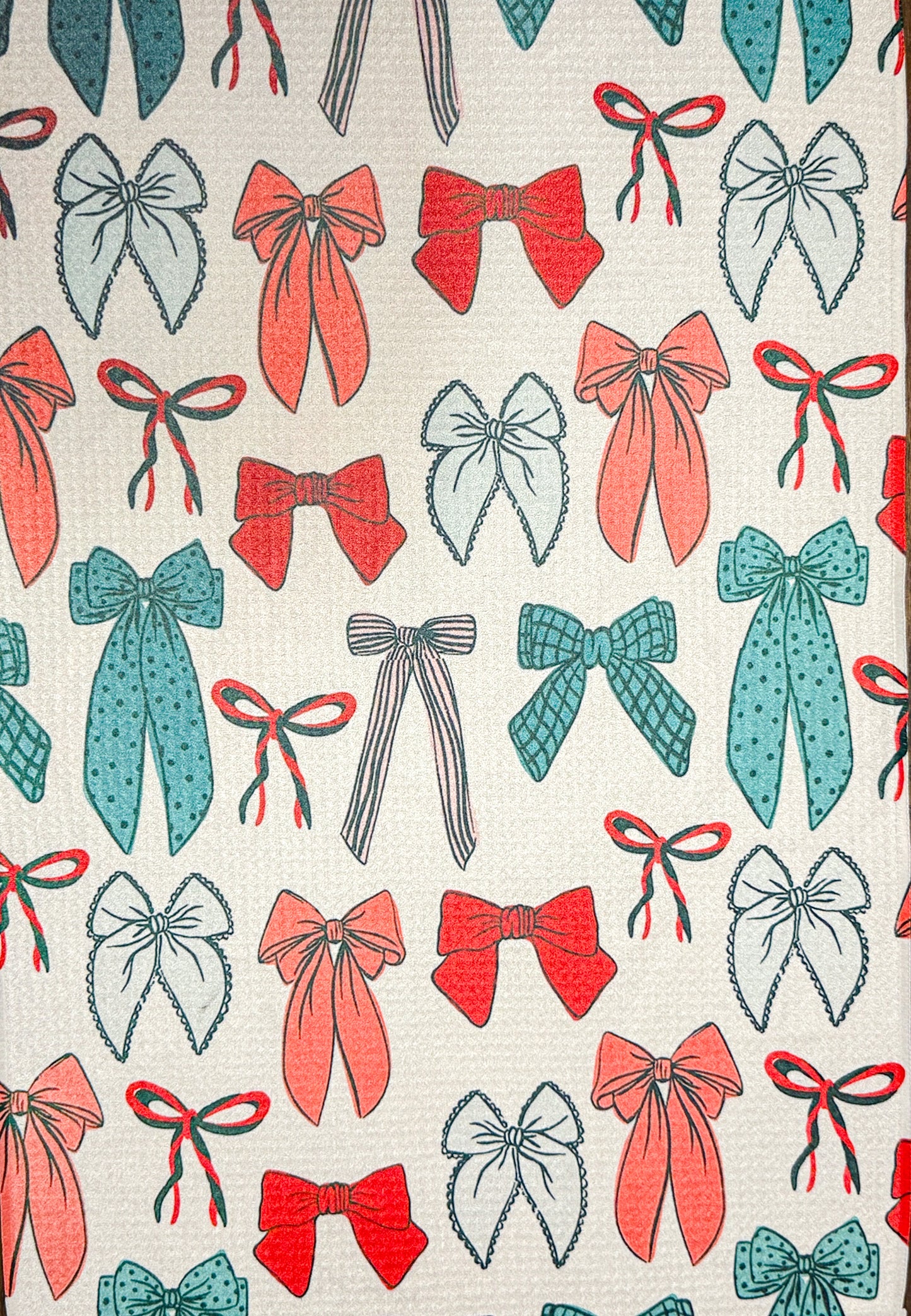 The Sparkle Hand Towel Holiday Bow