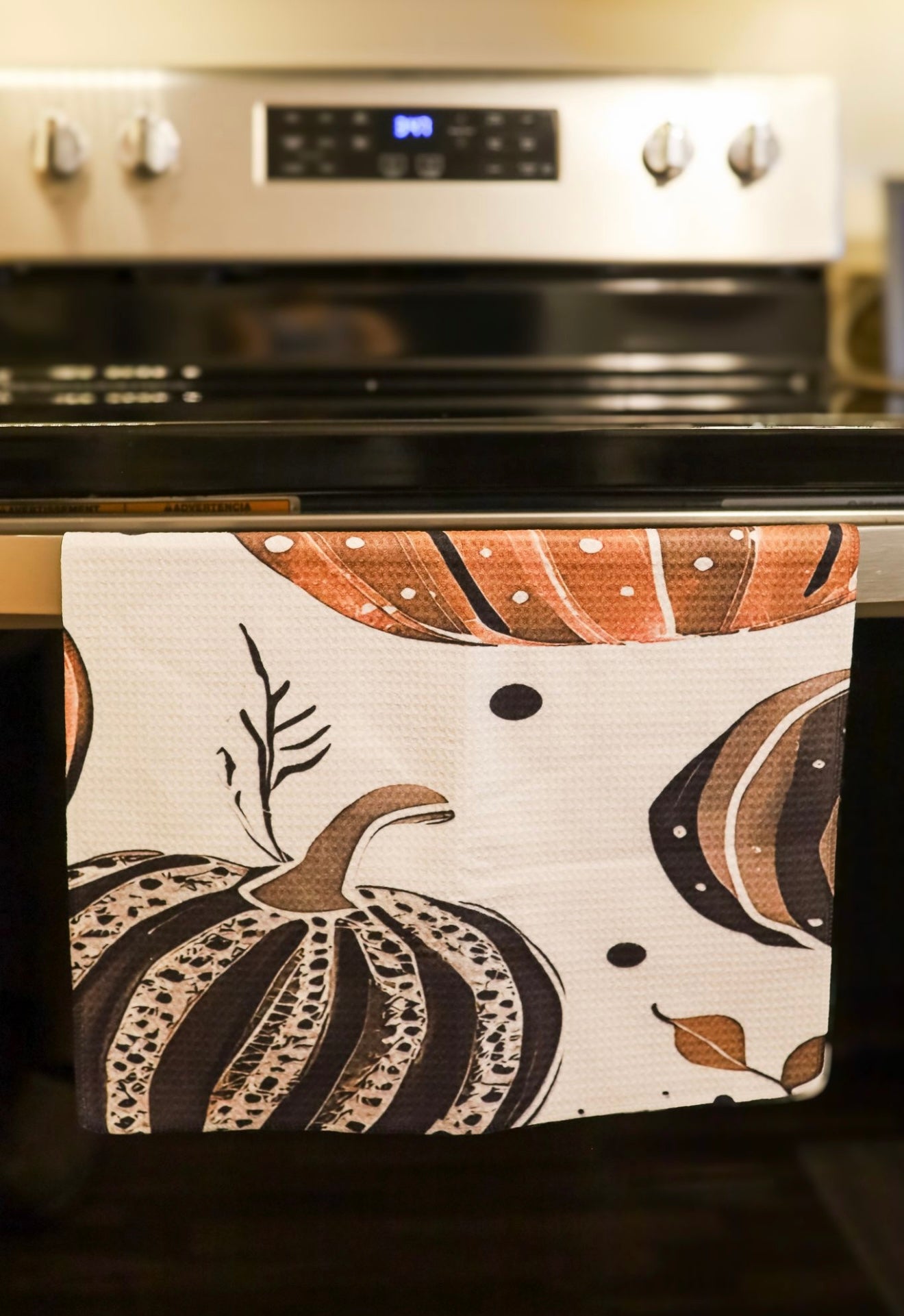 Leopard Dot Pumpkin Hand Towel