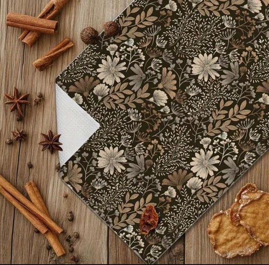 Vintage Brown Sparkle Towel