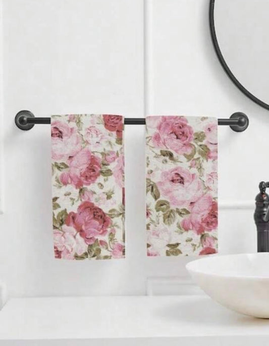 Vintage Rose Sparkle Towel