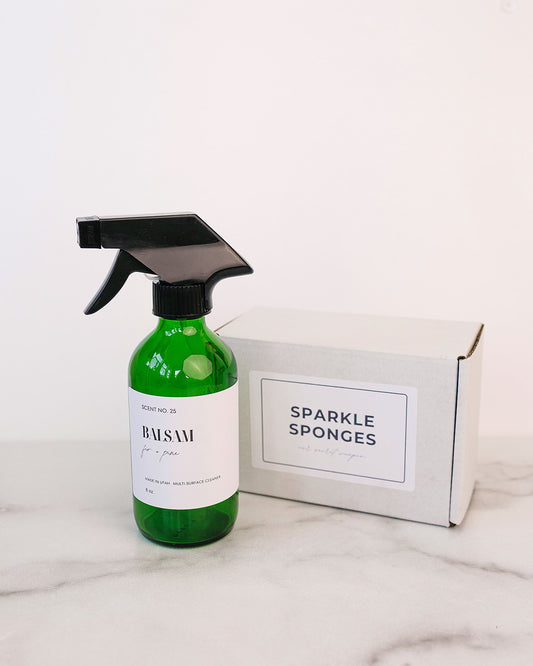 Subscription 8 oz Sparkle Spray + 6-Pack Sparkle Sponges