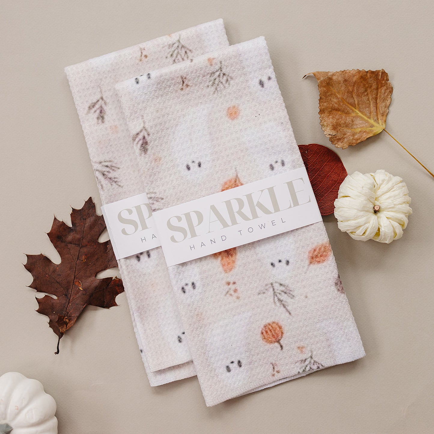 Ghosting Pumpkins Hand Towel