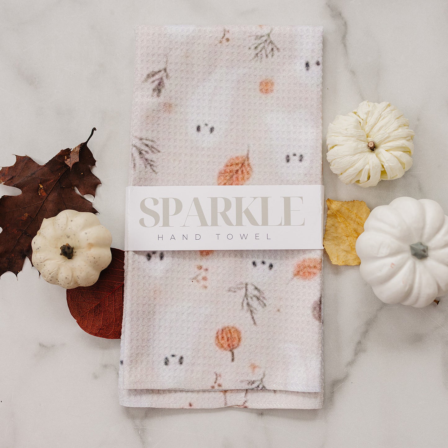 Ghosting Pumpkins Hand Towel