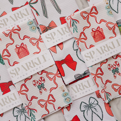 Vintage Christams Hand Towel