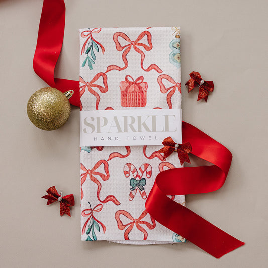 Vintage Christams Hand Towel