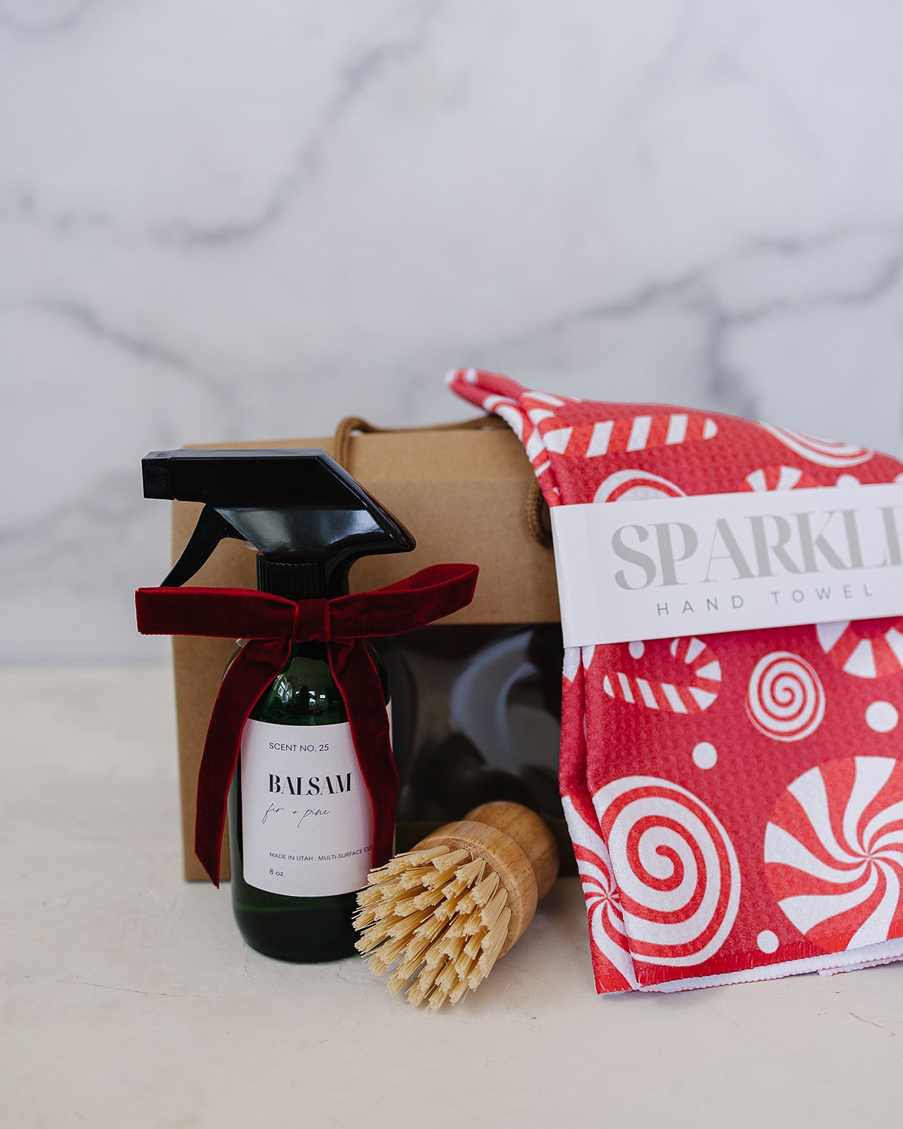 The Sparkle Hand Towel Candy Cane Lane