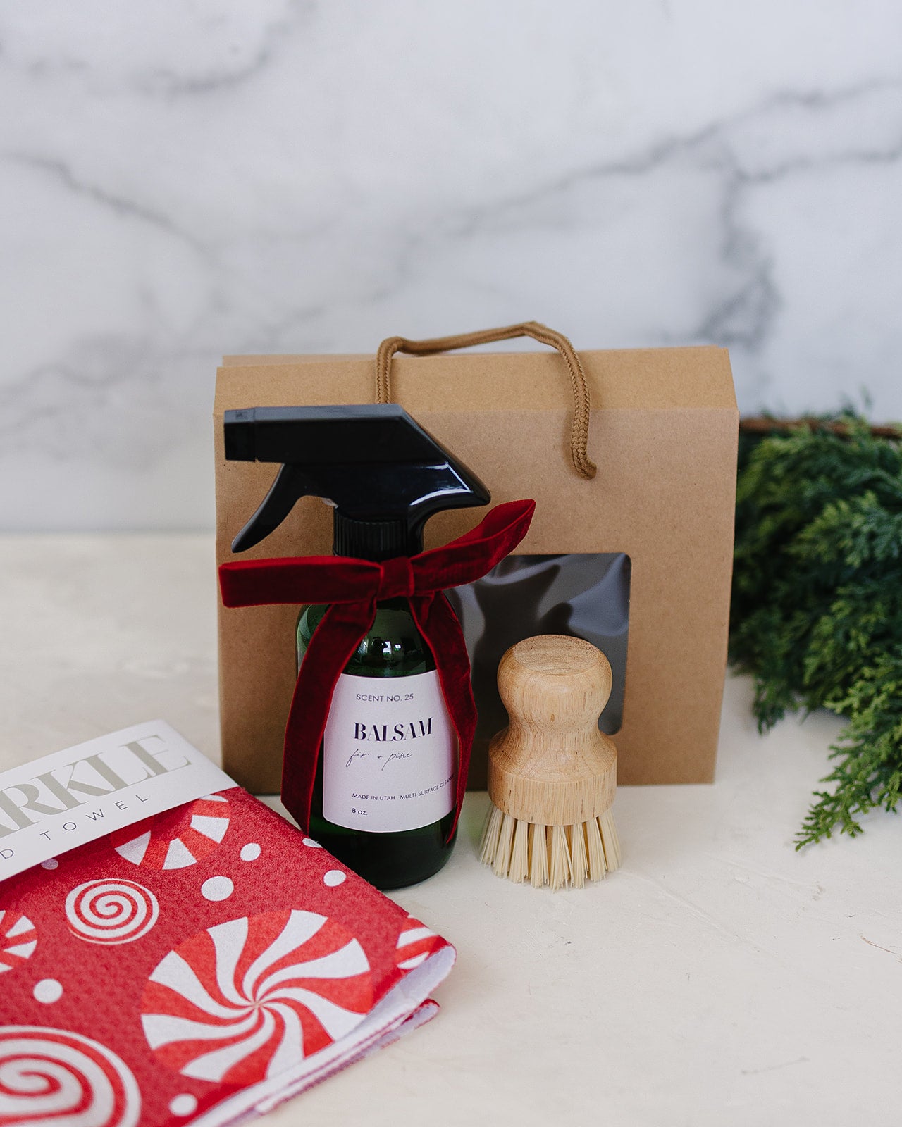 The Sparkle Hand Towel Candy Cane Lane