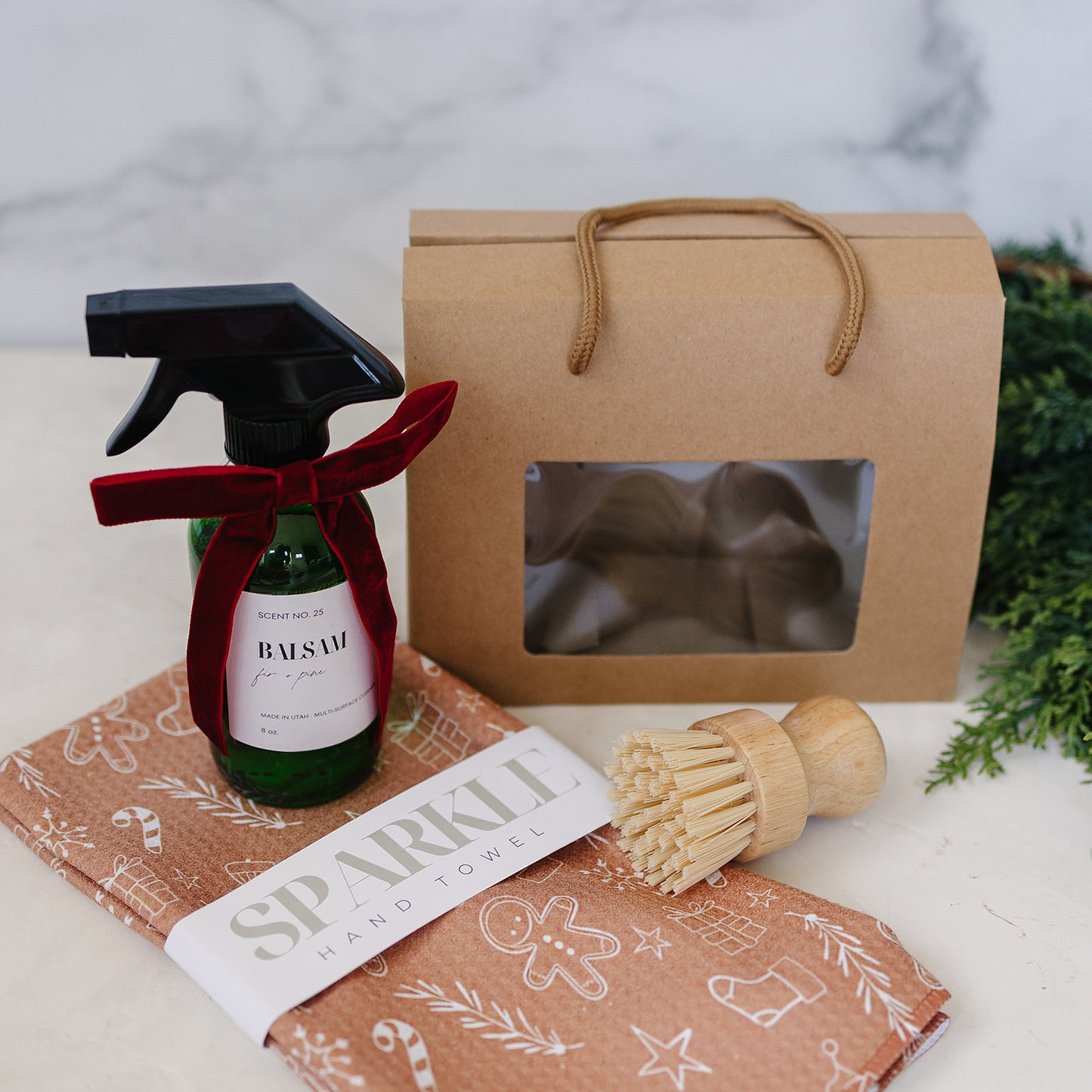 The Sparkle Hand Towel Gingerbread Tan