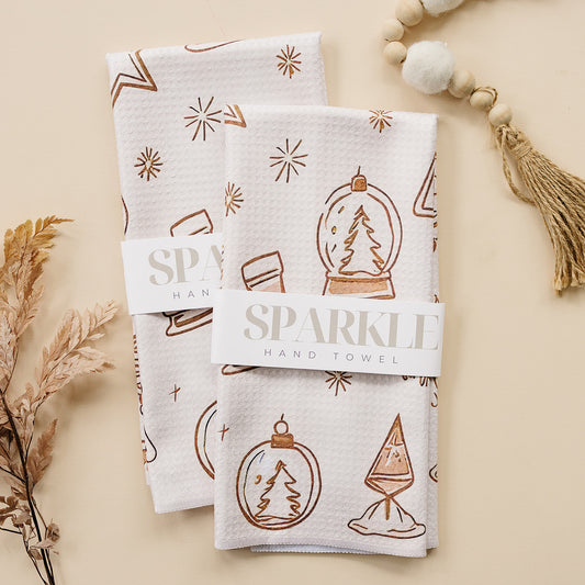 Cozy Winter Sparkle Hand Towel