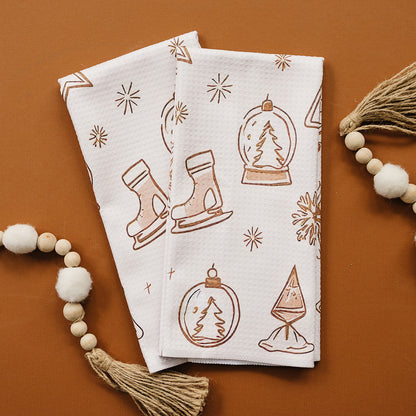 Cozy Winter Sparkle Hand Towel