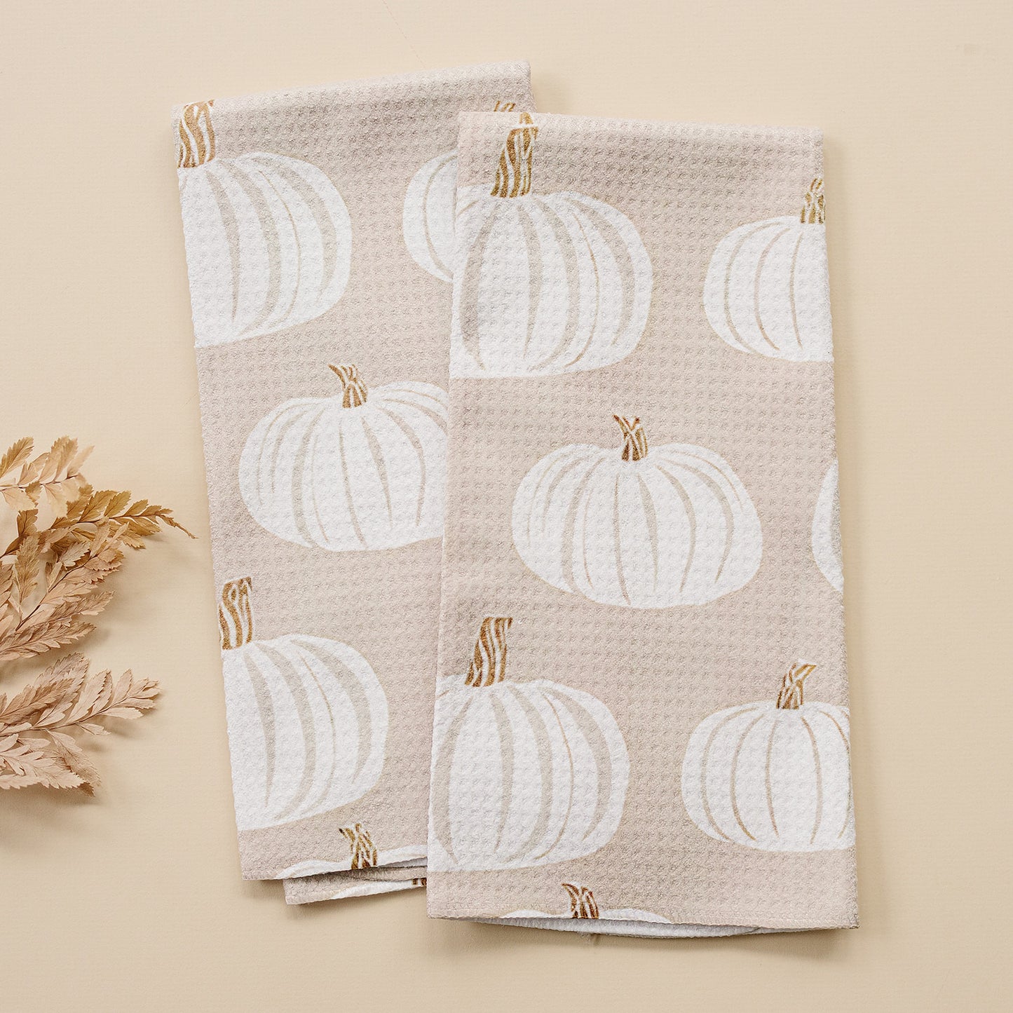 Beige Pumpkin Hand Towel