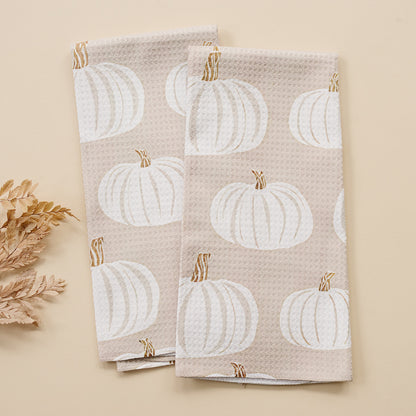 Beige Pumpkin Hand Towel