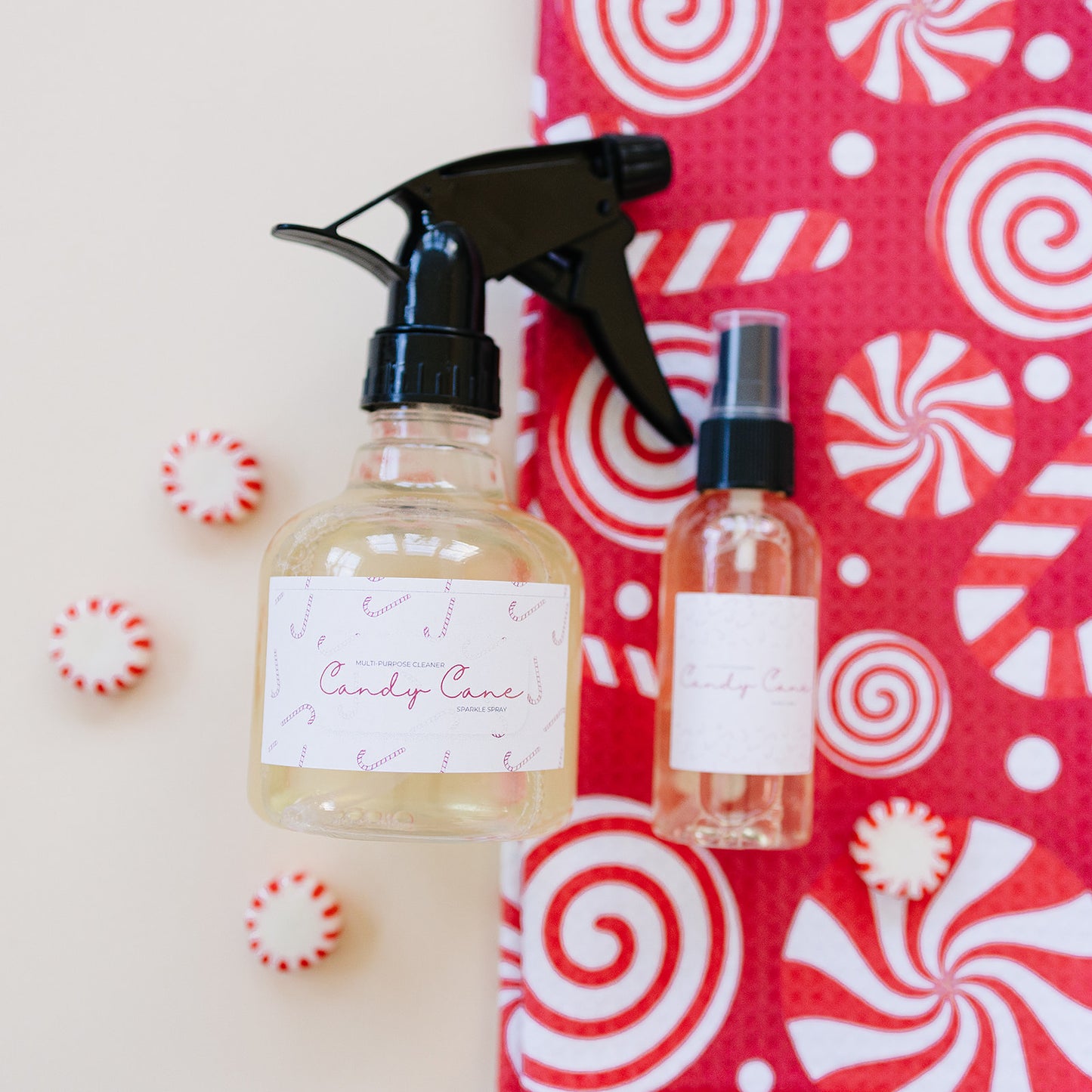 The Sparkle Hand Towel Candy Cane Lane