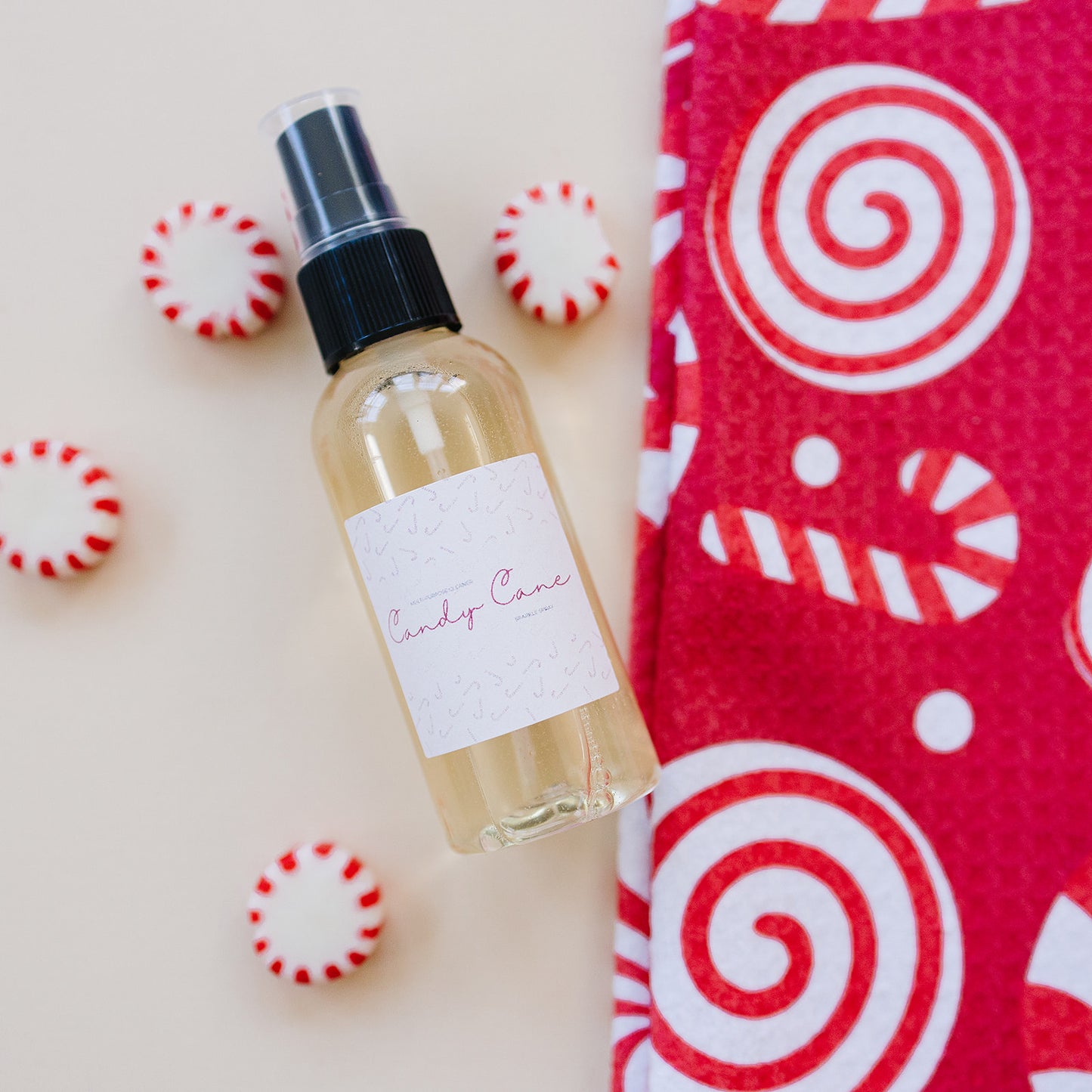 The Sparkle Hand Towel Candy Cane Lane