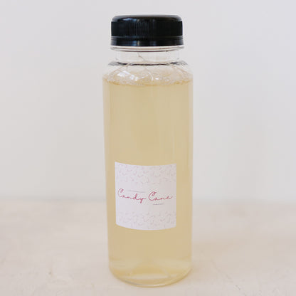 Subscription 8 oz Plastic Sparkle Cleaner Refill Bottle Candy Cane