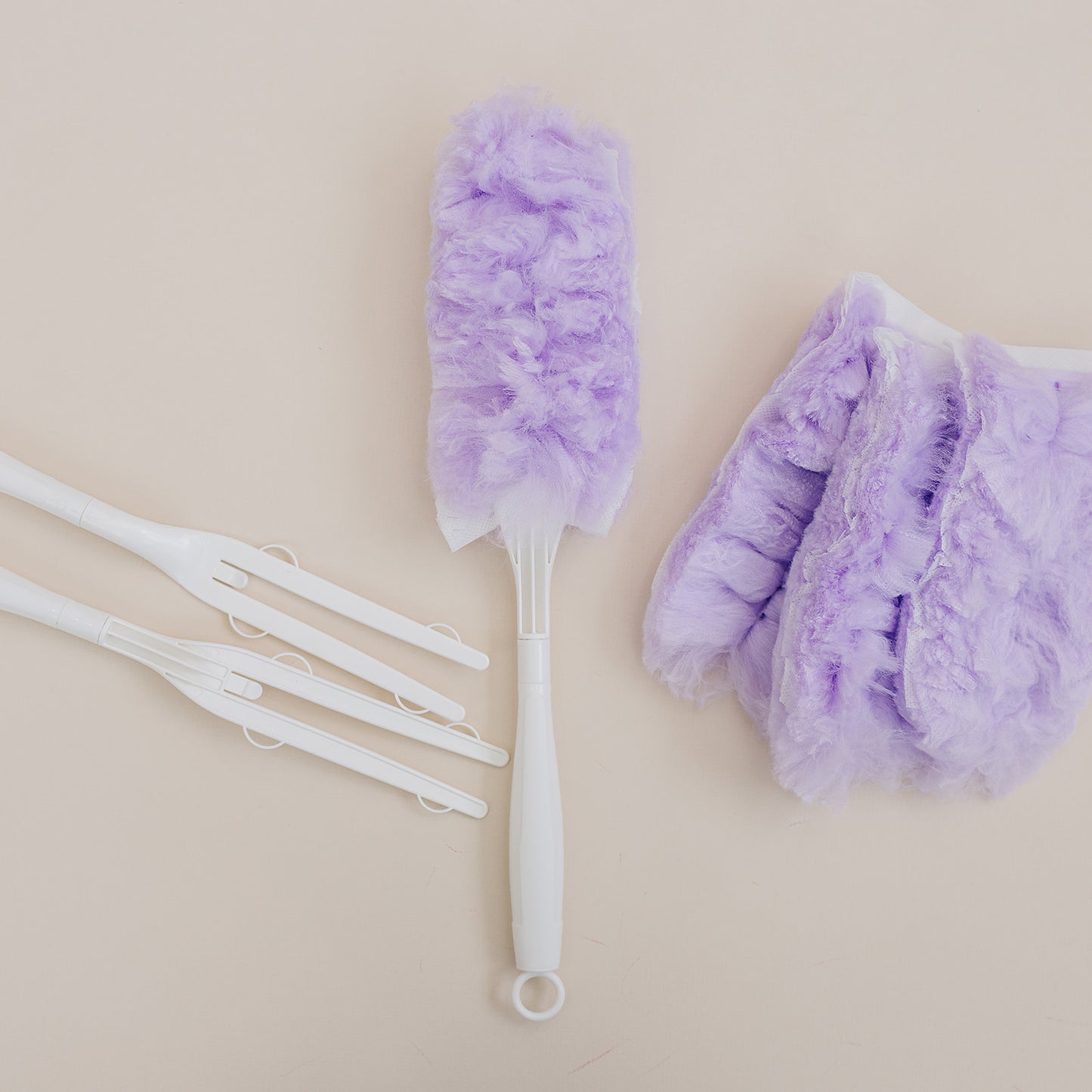Fluffy Reusable Duster Set Handle + Refills