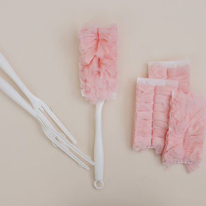 Fluffy Reusable Duster Set Handle + Refills