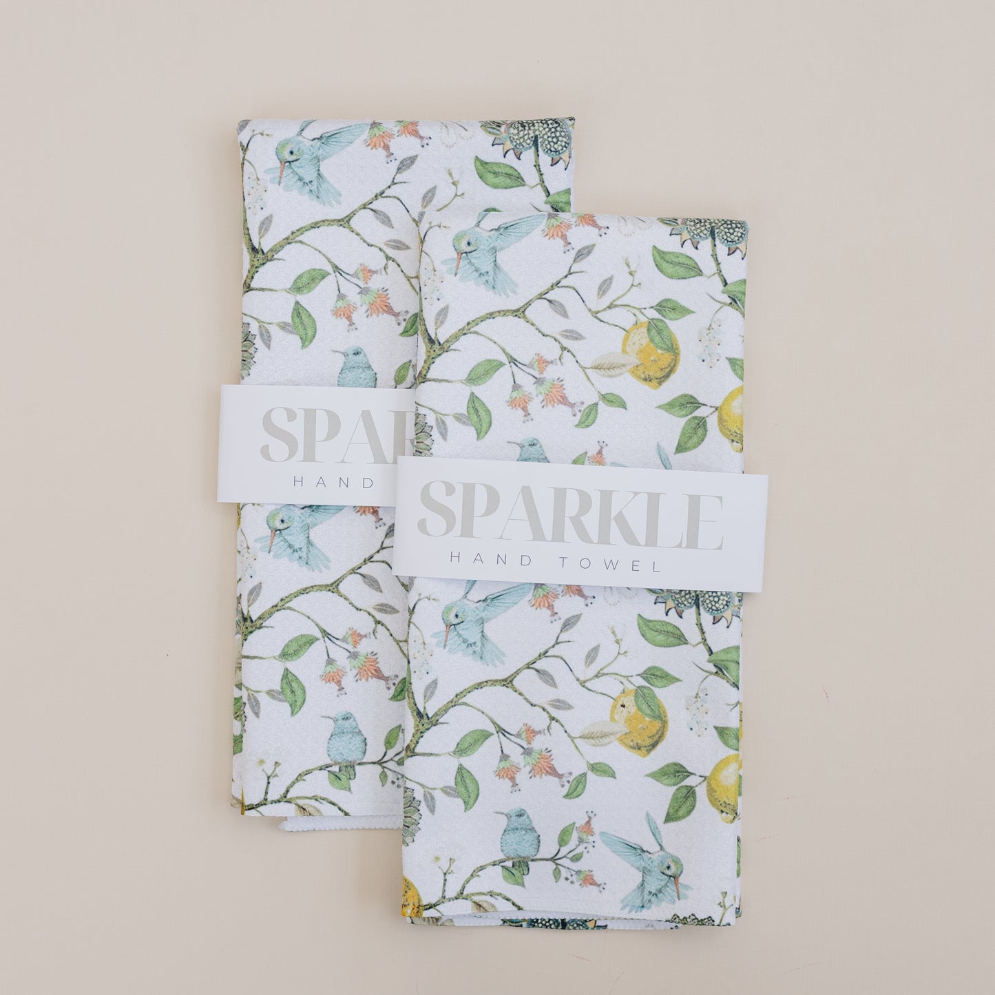 Spring Garden Sparkle Kitchen Hand Towel