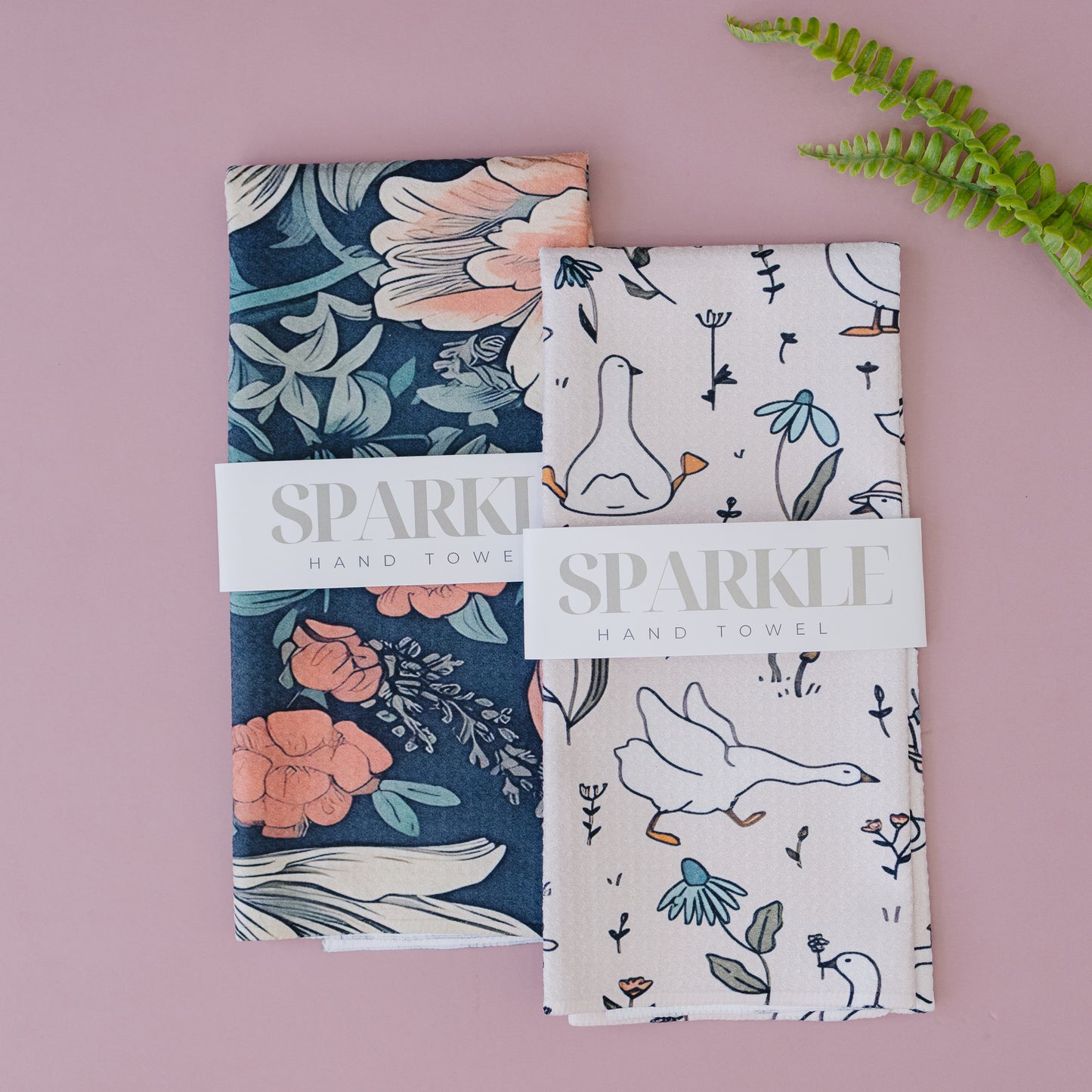 Goosin' Around Sparkle Kitchen Hand Towel