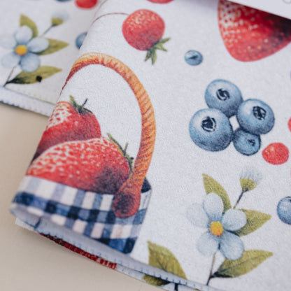 Berry Brunch Sparkle Kitchen Hand Towel