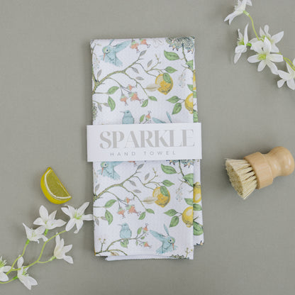 Spring Garden Sparkle Kitchen Hand Towel